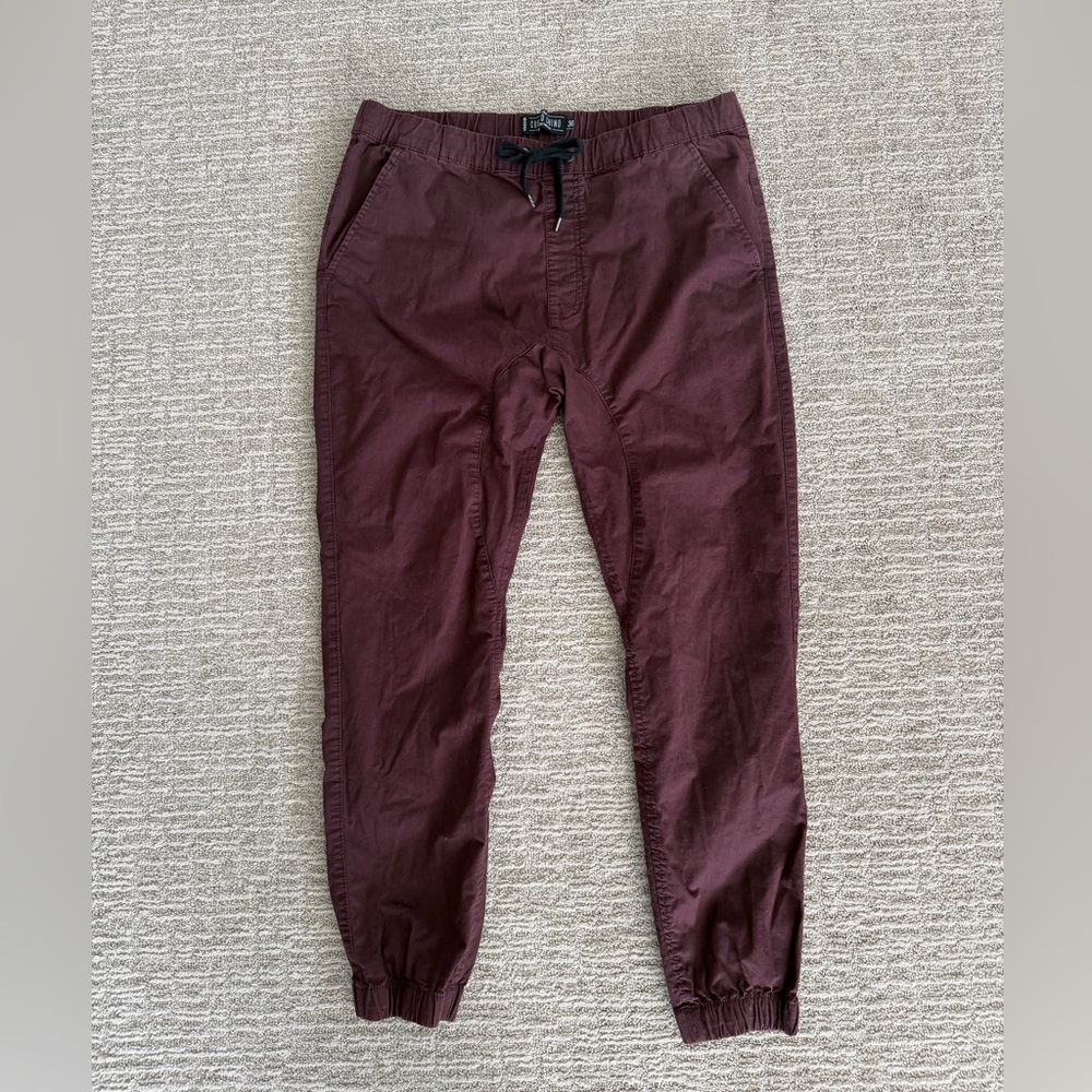 Cotton On Men's Jogger Pants - Burgundy